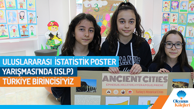Okyanus Uluslararası İstatistik Poster Yarışması'nda Birinci Oldu