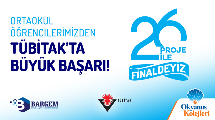 ORTAOKUL ÖĞRENCİLERİMİZDEN TÜBİTAK’TA BÜYÜK BAŞARI!