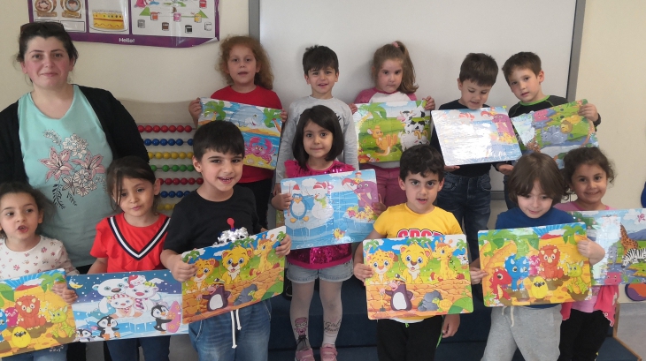 Sancaktepe Okyanus Koleji Okul Öncesi Balıklar Grubu Öğrencileri Aile Katılımı Etkinliğinde