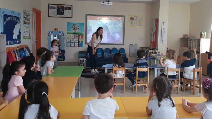Sancaktepe Okyanus Koleji Okul Öncesi Bulutlar Grubu Öğrencileri Aile Katılımı Etkinliğinde