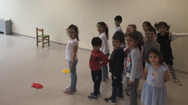 Sancaktepe Okyanus Koleji Okul Öncesi Deniz Yıldızı Grubu Öğrencileri Oyun Etkinliğinde