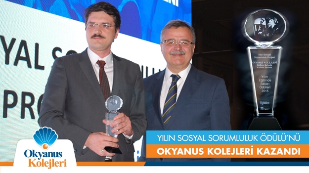 Yılın Sosyal Sorumluluk Ödülü’nü Okyanus Kolejleri Kazandı