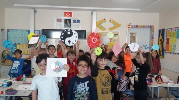 3-A Sınıfından 'Saat Kaç?' Etkinliği