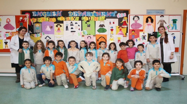 1.Sınıflar'dan İngilizce Eko Okul Projesi