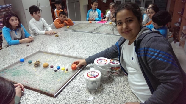 Astronomi Kulübü Öğrencilerinden Güneş Sistemi Modeli