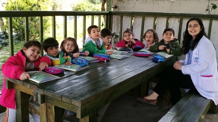 Avcılar Ağaçlar Grubu Öğrencileri Okuma Yazmaya Hazırlık Çalışması Etkinliğinde