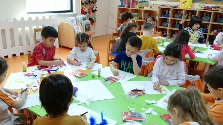 Avcılar Gezegenler Grubu Öğrencileri Sanat Etkinliğinde
