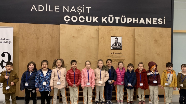 Avcılar Güneş Grubu Öğrencileri Kütüphane Gezisi Etkinliğinde