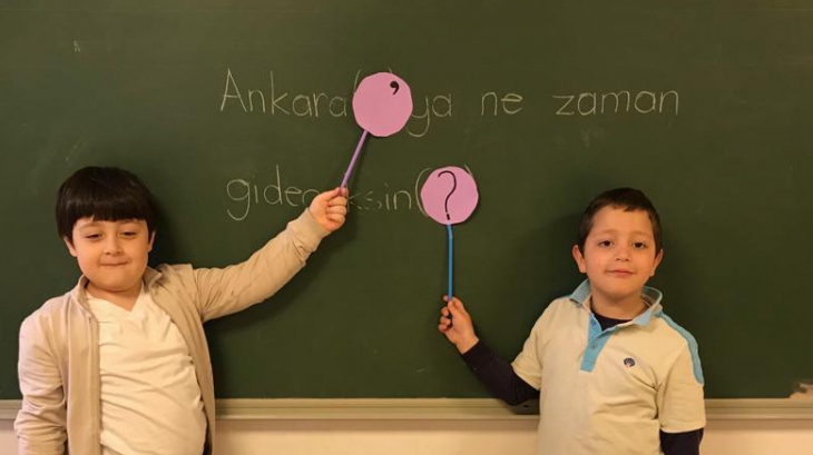 Bahçelievler Okyanus Koleji 1.Sınıf Öğrencileri Türkçe Dersinde