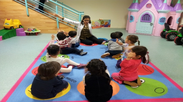 Bahçelievler Okyanus Koleji Kuşlar Grubu Minikleri İngilizce Dersinde