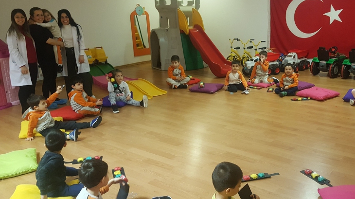 Bahçelievler Okyanus Koleji Okul Öncesi Mercan Grubu Öğrencileri Aile Katılım Etkinliğinde