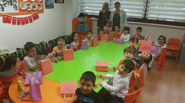 Bahçelievler Okyanus Okul Öncesi Gökkuşağı Grubunda Aile Katılım Etkinliği