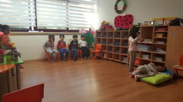 Bahçelievler Okyanus Okul Öncesi Öğrencileri İlgi Yetenek Merkezi Drama Dersinde