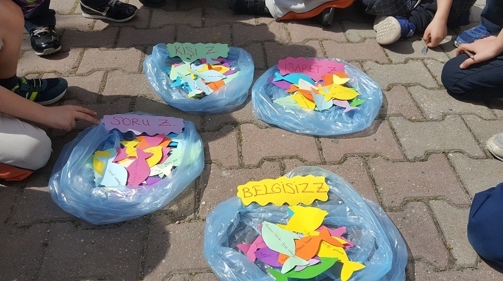 Bahçeşehir Okyanus Koleji Üstün Zekâlılar ve Yetenekliler İlkokulu 2-E Sınıfı ‘Zamirler’ Etkinliğinde.
