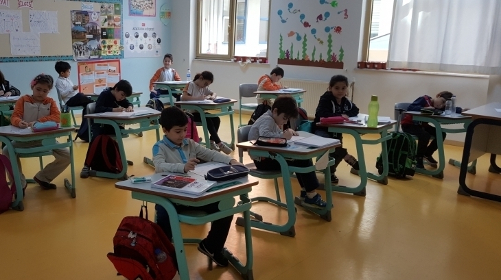 Üstün Zekâlılar ve Yetenekliler İlkokulu 2-E Sınıfı “Zihin Haritası” Etkinliğinde