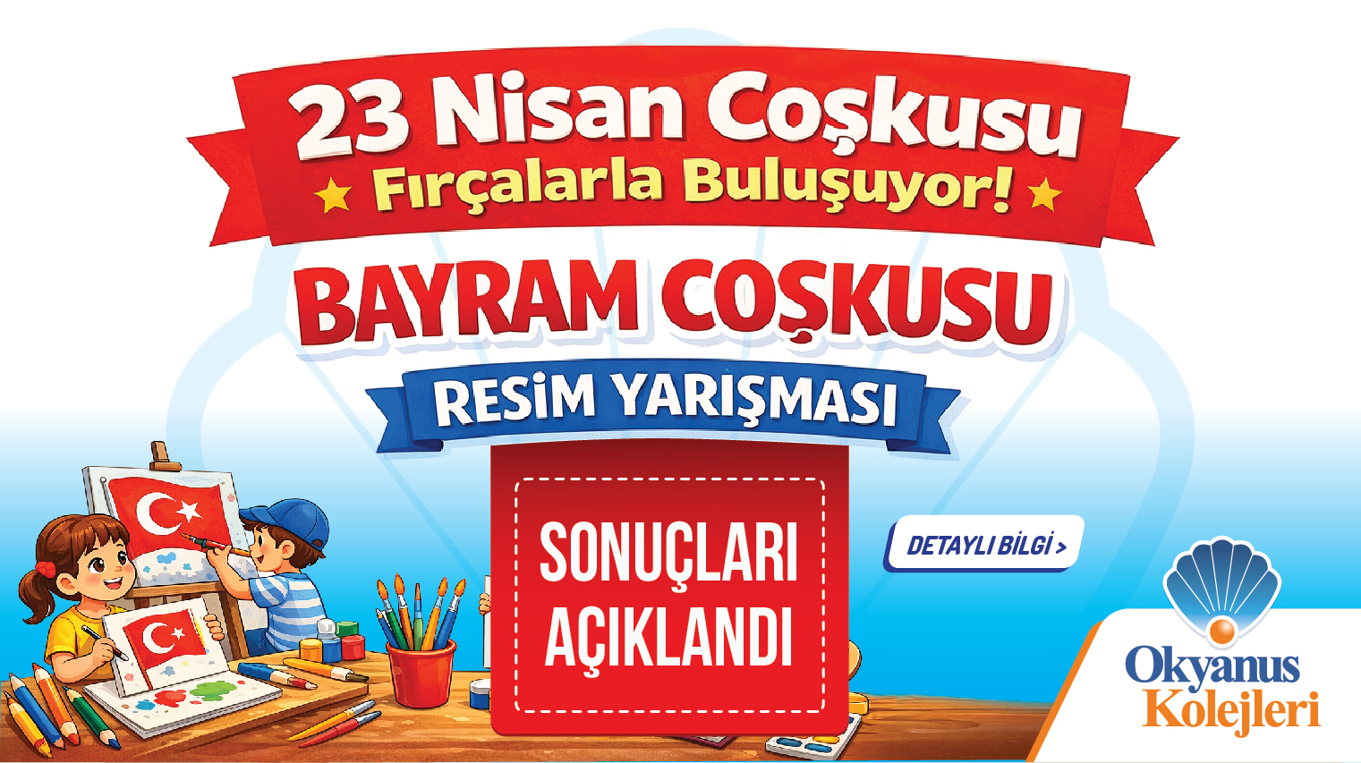BAYRAM COŞKUSU KONULU RESİM YARIŞMASI SONUÇLANDI