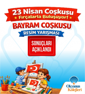 BAYRAM COŞKUSU KONULU RESİM YARIŞMASI SONUÇLANDI