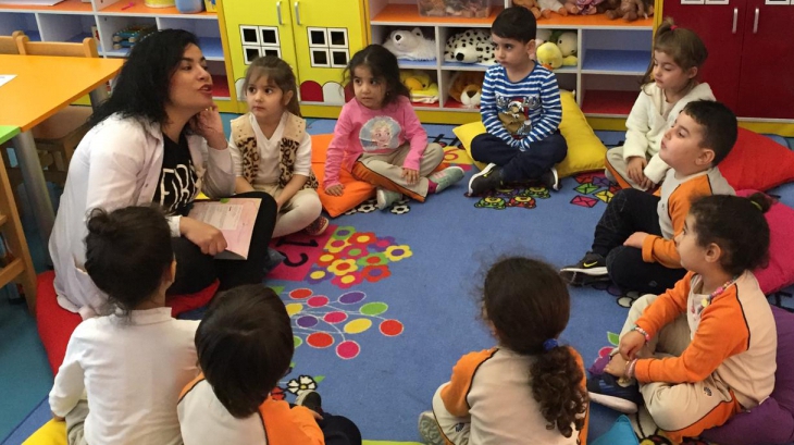 Beykent Okul Öncesi Çiçekler Sınıfı Türkçe Etkinliğinde