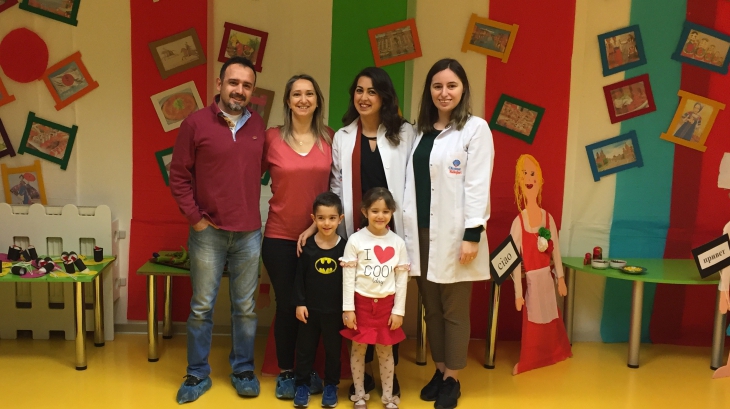 Beykent Okyanus Koleji Güneş  Grubu Portfolyo Sunumunda