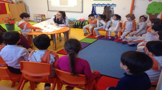 Beykent Okyanus Koleji Okul Öncesi Balıklar Sosyal Beceri  Dersinde