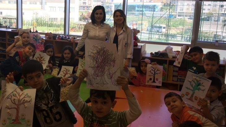 Beykent Okyanus Koleji Okul Öncesi Gökkuşağı Grubu Aile katılımında
