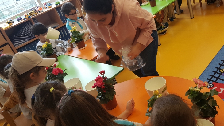 Beykent Okyanus Koleji Okul Öncesi Güneş  Grubu Öğrencileri Aile Katılımı Etkinliğinde