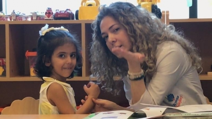 Okul Öncesi Birimi Kuşlar, Balıklar ve İnciler Grubu Öğrencileri Portfolyo Sunumunda