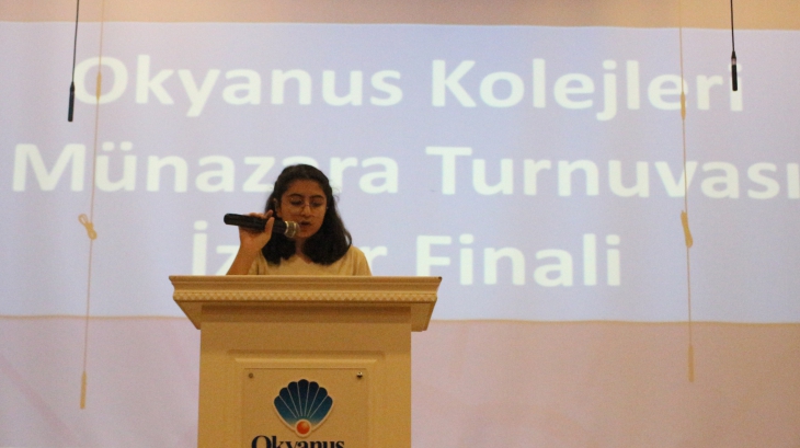 Bornova Okyanus Kolejinde Münazara Finali Heyecanı