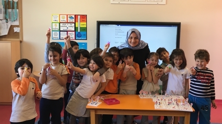 Çekmeköy Okyanus Koleji Gökkuşağı Grubu Aile Katılım Etkinliğinde