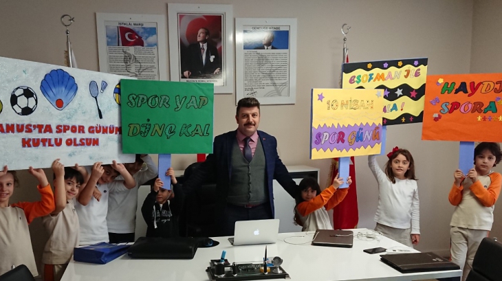 Çekmeköy Okyanus Kolejinde Spor Günü Hazırlığı..
