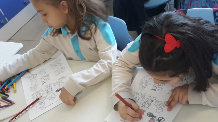 Eryaman Okyanus Koleji Öğrencileri Life Skills Dersinde