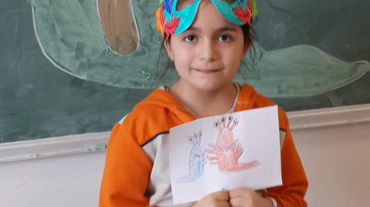 Eryaman Okyanus Koleji Öğrencileri Main Course Dersinde “Drawing Monsters” Etkinliğinde