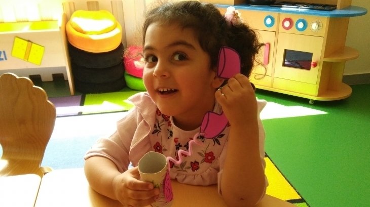 Eryaman Okyanus Koleji Okul Öncesi Çiçekler Sınıfı İngilizce Dersinde Hikaye Okuyup Etkinlik Yaptılar