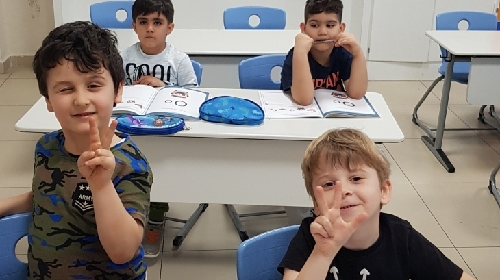 Eryaman Okyanus Koleji Okul Öncesi Kademesi Yıldızlar Grubu İlkokula Hazırlık Dersinde