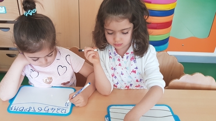 Eryaman Okyanus Koleji Okul Öncesi Kademesi Yildizlar Grubu Okuma Yazmaya Hazirlik Dersinde