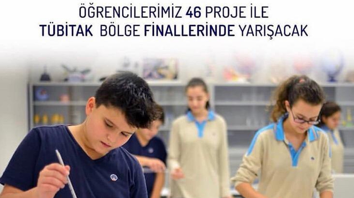 Eryaman Okyanus Koleji Ortaokul Kademesi Öğrencileri TÜBİTAK Bölge Finaline Katılmaya Hak Kazandılar