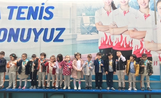 Güneşli Okyanus Koleji Okul Öncesi A Grubu Öğrencileri Baloncuk Partisinde