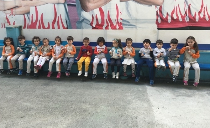 Güneşli Okyanus Koleji Okul Öncesi B Grubu Öğrencileri Baloncuk Partisinde