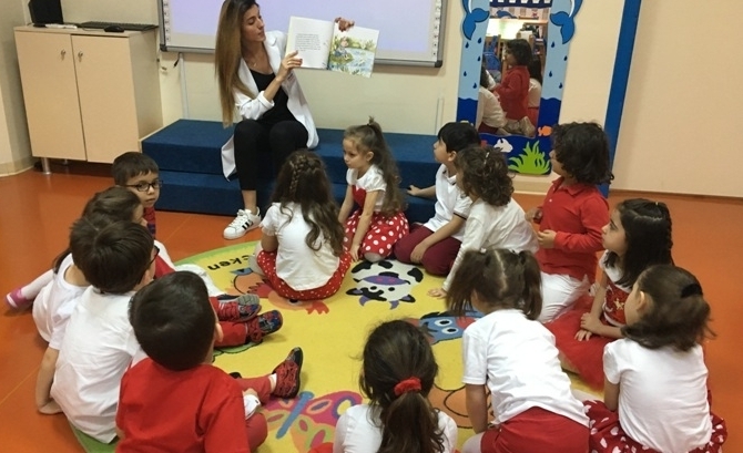 Güneşli Okyanus Koleji Okul Öncesi Balıklar Grubu Türkçe Dil Etkinliğinde