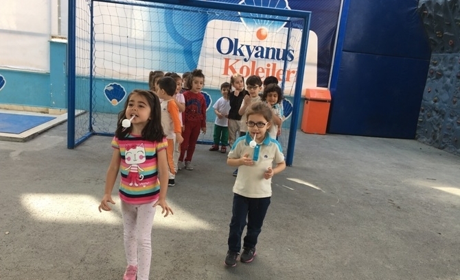 Güneşli Okyanus Koleji Okul Öncesi Balıklar Grubu Oyun Etkinliğinde
