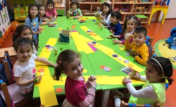 Güneşli Okyanus Koleji Okul Öncesi Çiçekler Grubu Öğrencileri  “İlkbahar’a Merhaba” Partisinde