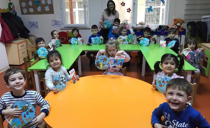 Güneşli Okyanus Koleji Okul Öncesi Çiçekler Grubu Aile Katılım Etkinliğinde