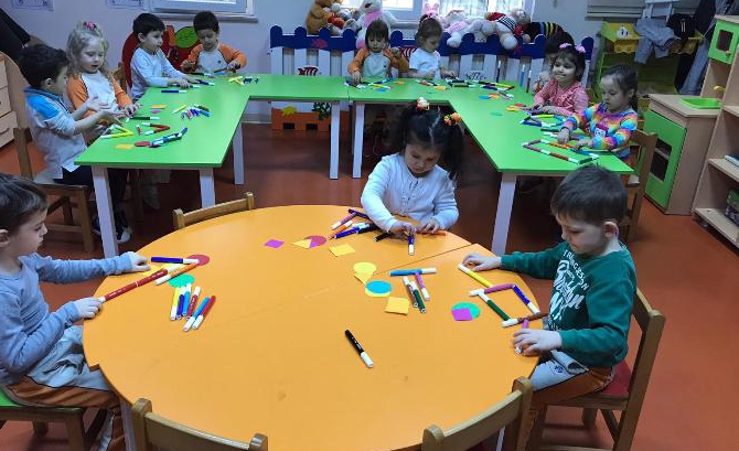 Güneşli Okyanus Koleji Okul Öncesi Çiçekler Grubu Okuma ve Yazmaya Hazırlık Dersinde