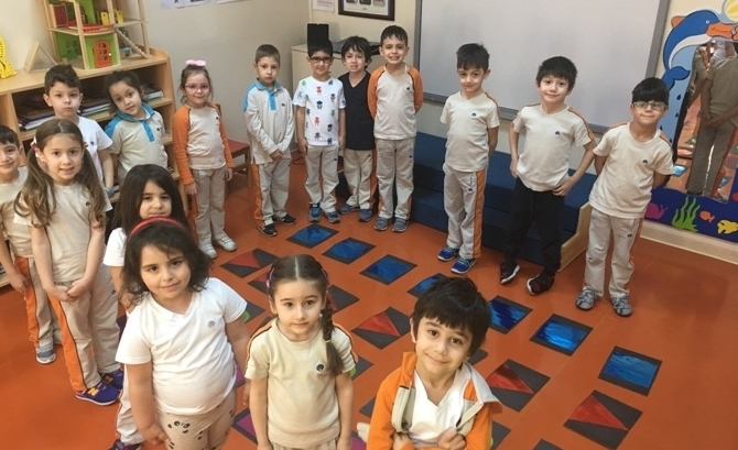 Güneşli Okyanus Koleji Okul Öncesi Gezegenler Grubu Oyun Etkinliğinde