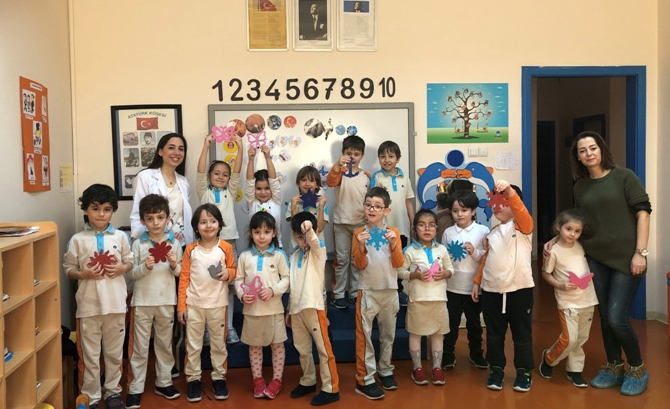 Güneşli Okyanus Koleji Okul Öncesi Gezegenler Grubu Aile Katılım Etkinliğinde