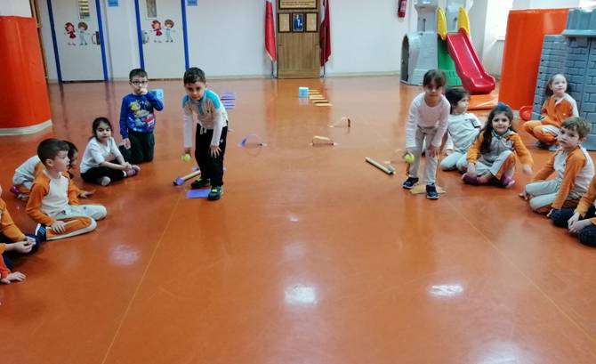 Güneşli Okyanus Koleji Okul Öncesi Yıldızlar Grubu Oyun Etkinliğinde