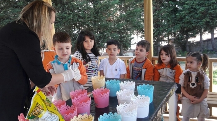 Halkalı Okul Öncesi Yıldızlar Grubu Aile Katılımı Etkinliğinde