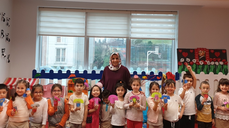 Halkalı Okul Öncesi Yıldızlar Grubu Aile Katılım Etkinliğinde.
