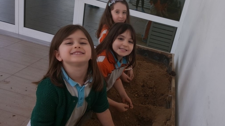 Halkalı Okul Öncesi Yıldızlar Grubu Bitki Ekimi Etkinliğinde