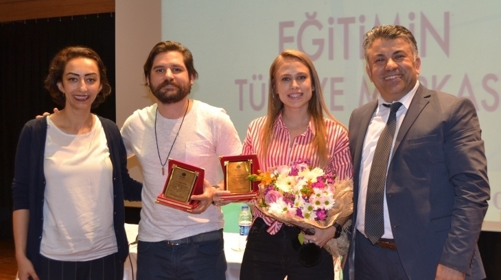 Tiyatro Sanatçıları Ceyhun Fersoy ve Begüm Öner Halkalı Okyanus Koleji'nde...